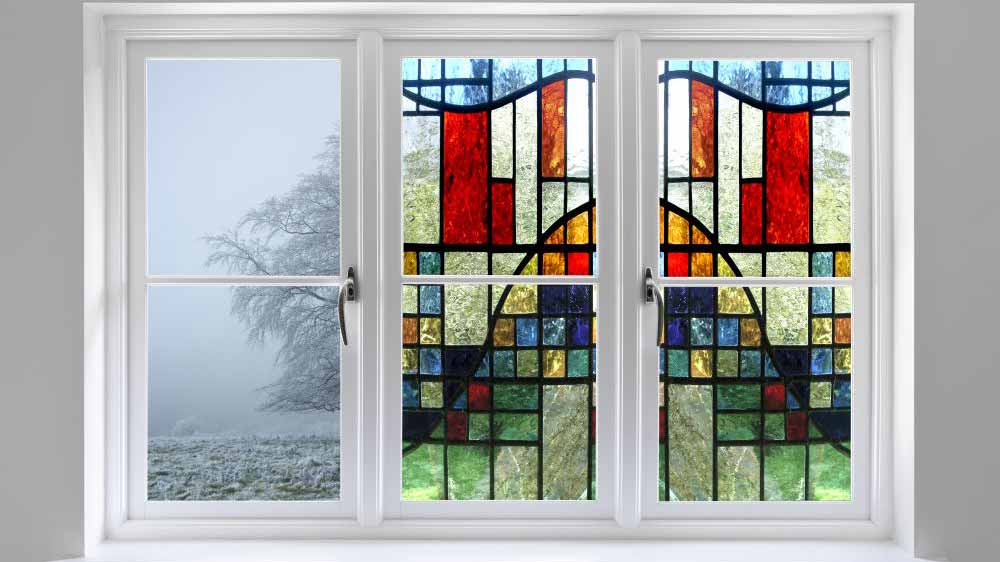 Decorative Design #28 Privacy Glass Window Film decorative film for glass doors etched glass effect window film glass covering for windows 30CM x 90CM