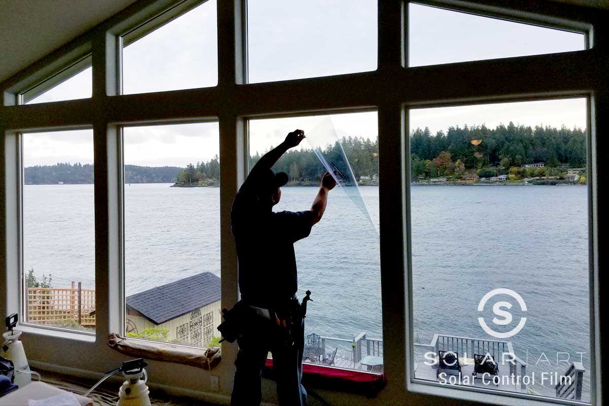 3M Prestige 70 Window Film Installation at a Home on Bainbridge Island, Washington