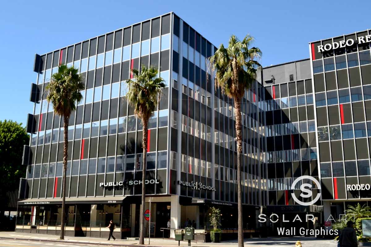 Building Wrap Installation to a Building in Sherman Oaks, California
