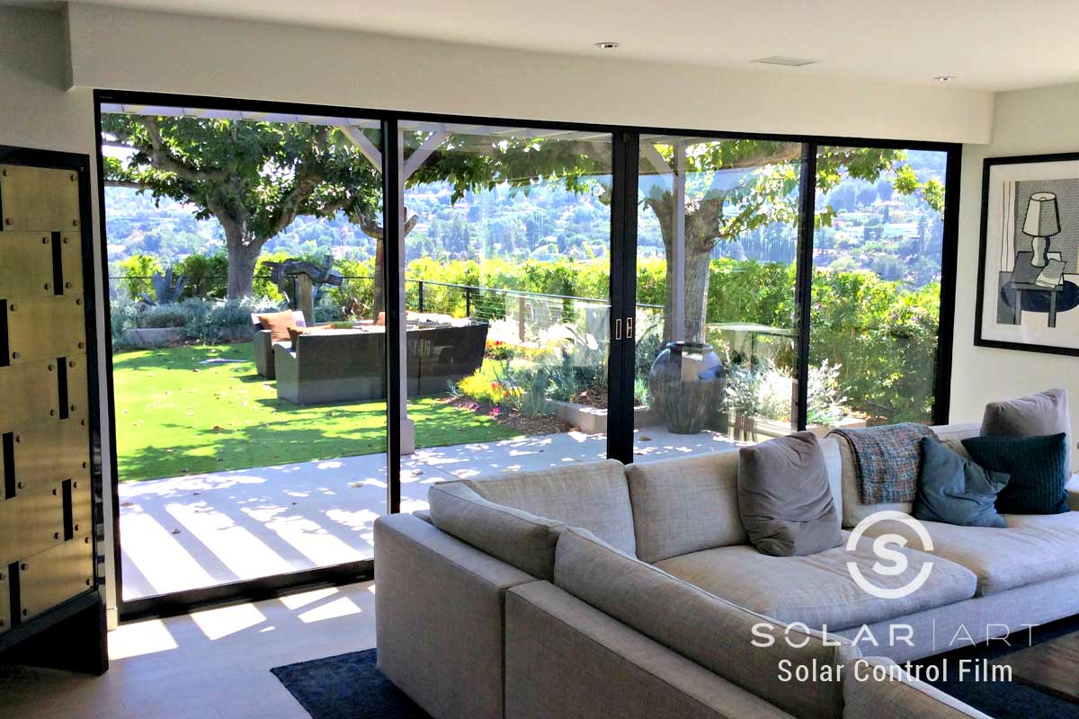 Ceramic Window Tint Installation at a Home in Los Angeles, California