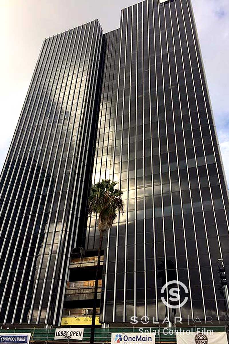 Office Window Tinting at Kilroy Realty in Los Angeles, California