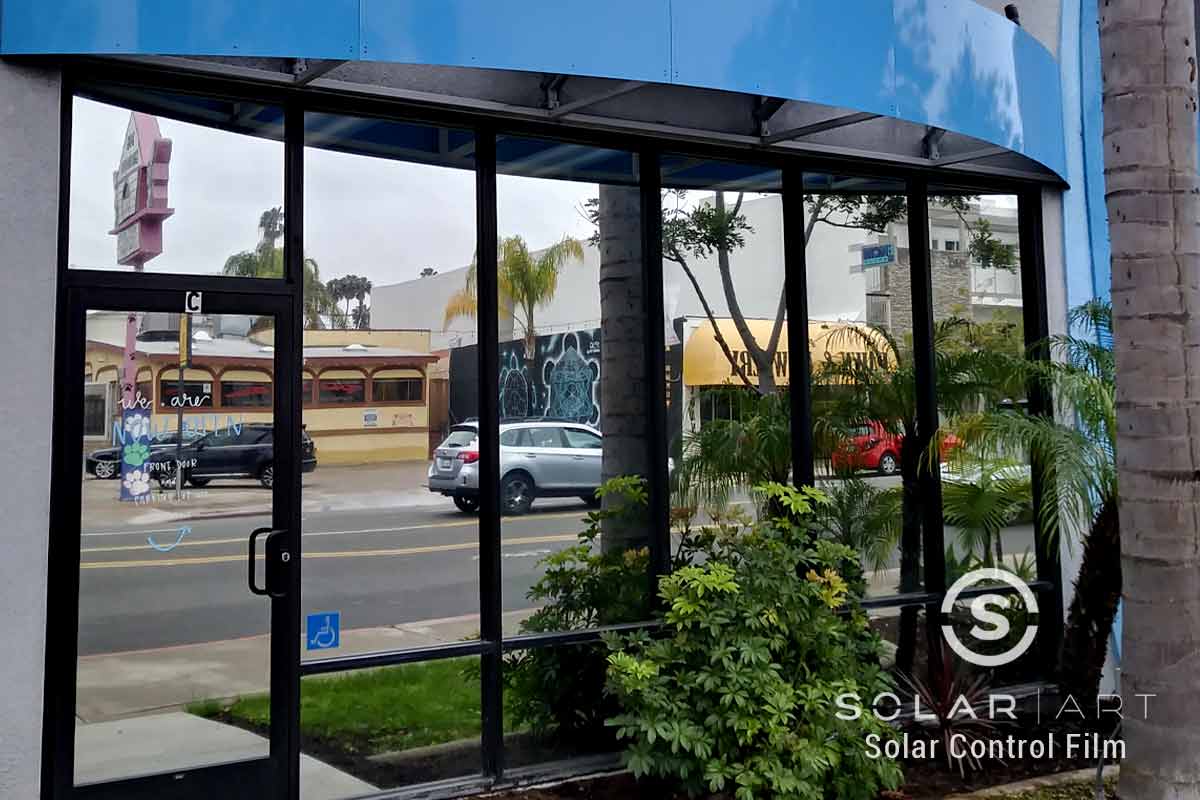 Privacy Window Film Installed at SalonCentric in San Diego, California