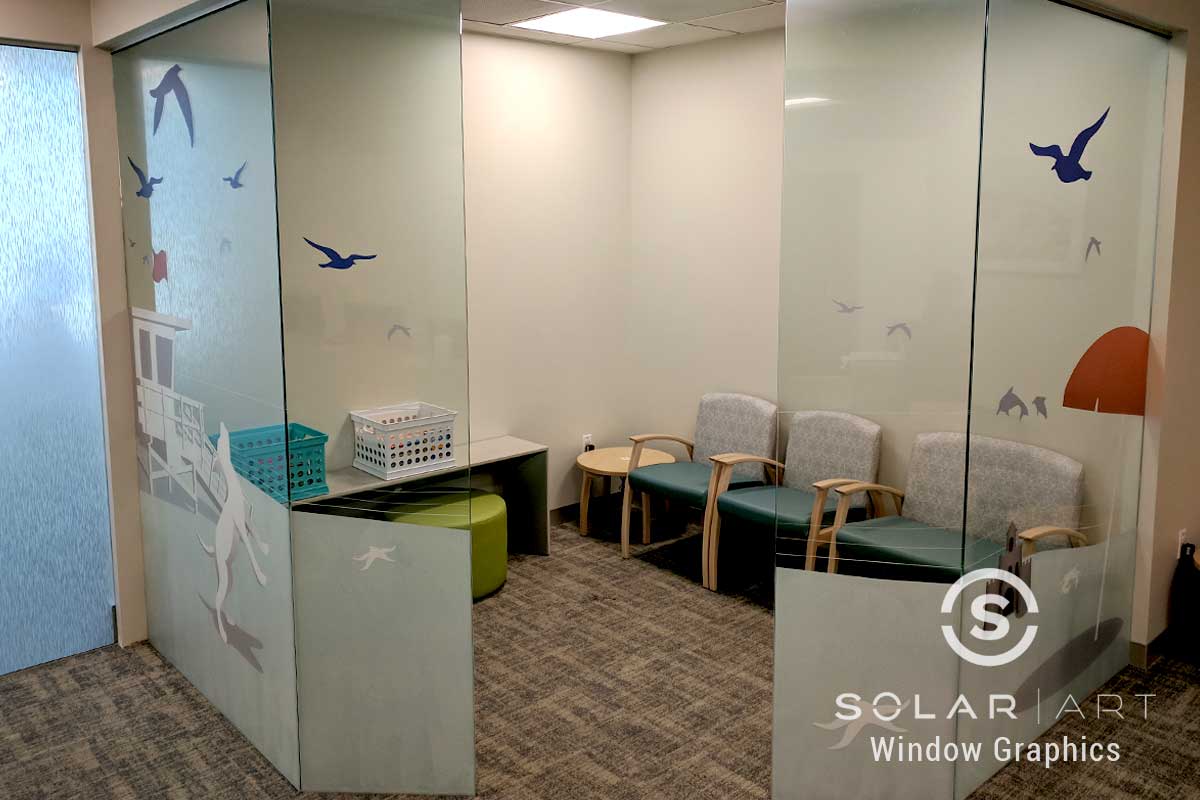Solar Art Installed Window Graphics to a Dentist Office in Pacific Palisades, California
