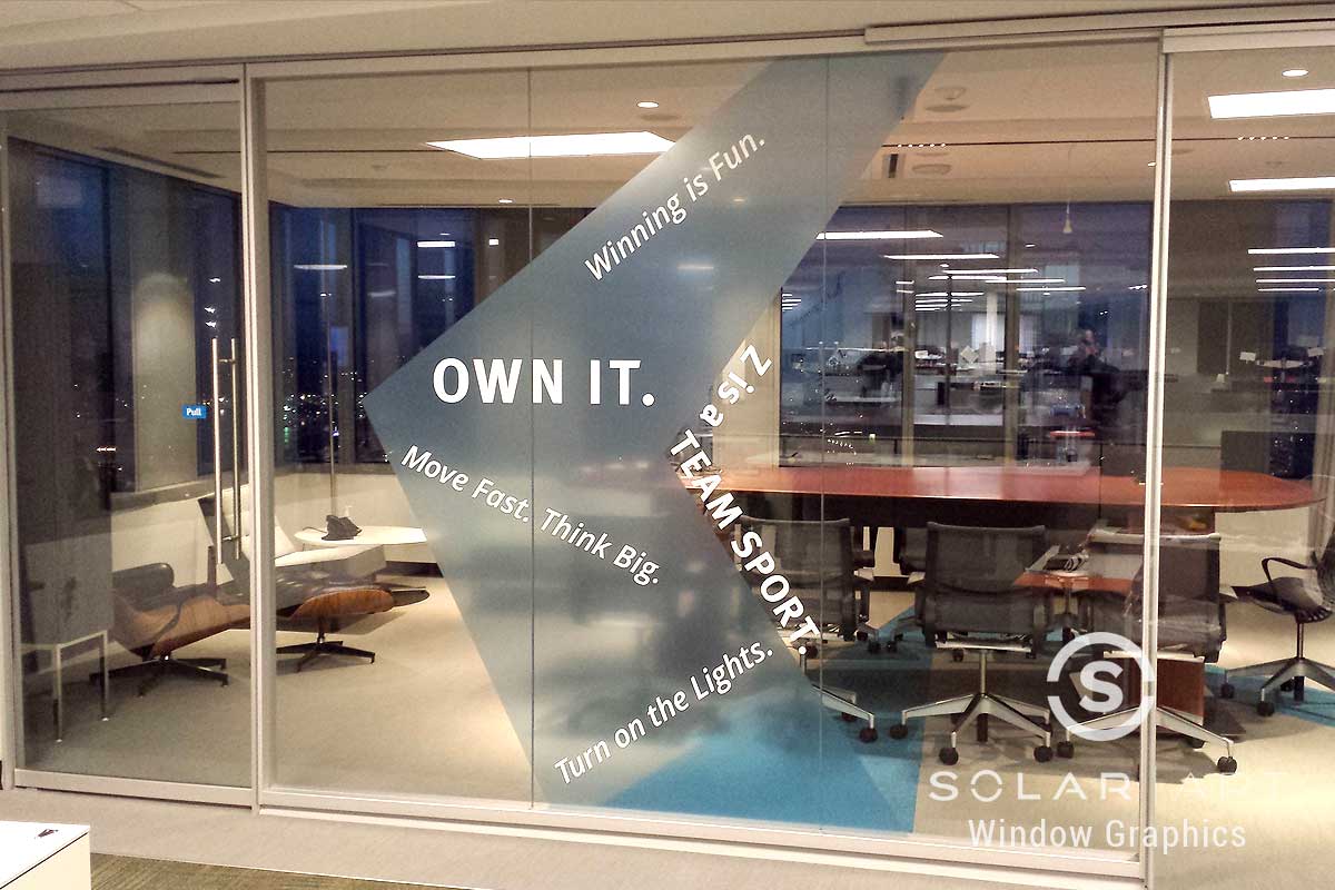 Window Graphics Installed at Zillow in Seattle, Washington