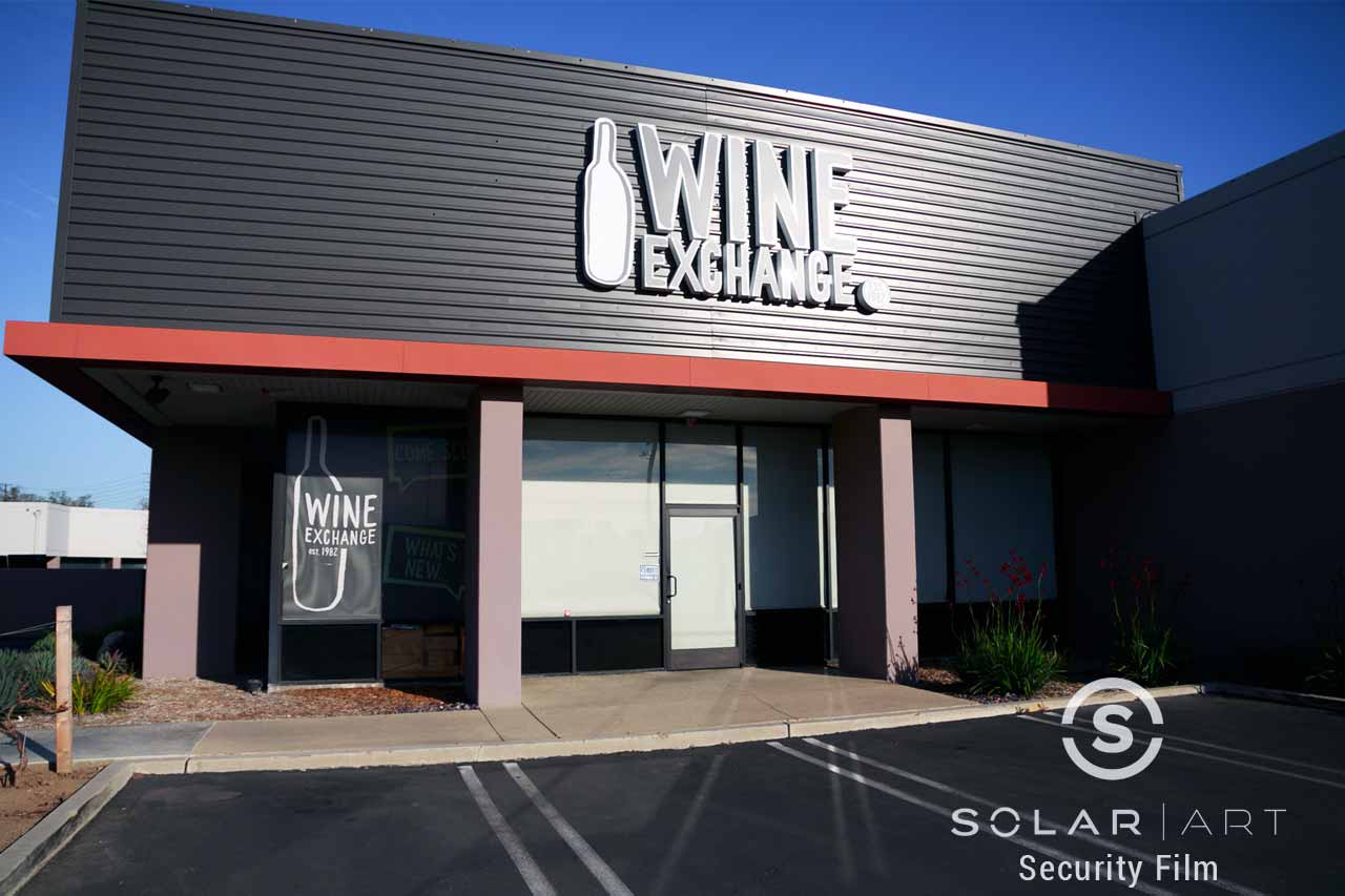 Security Film Installation at the Wine Exchange in Santa Ana, CA
