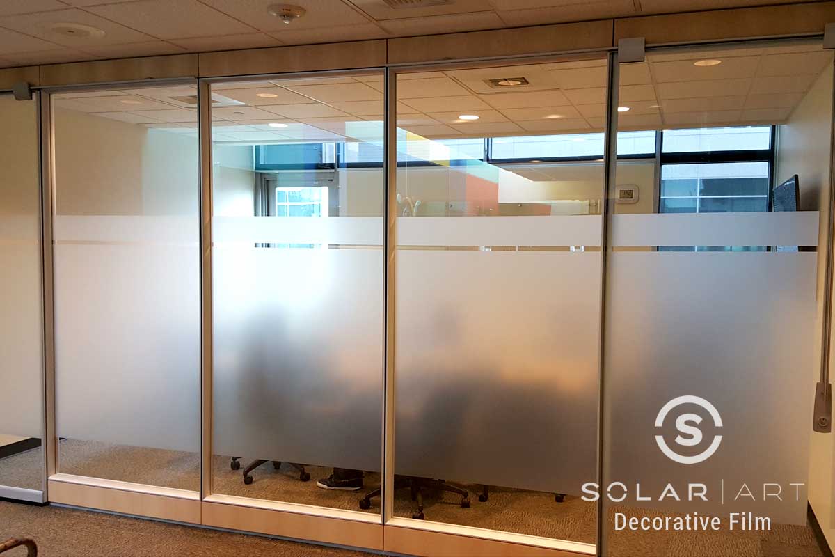 Decorative Window Film Installation at an Office in Mission Viejo, California