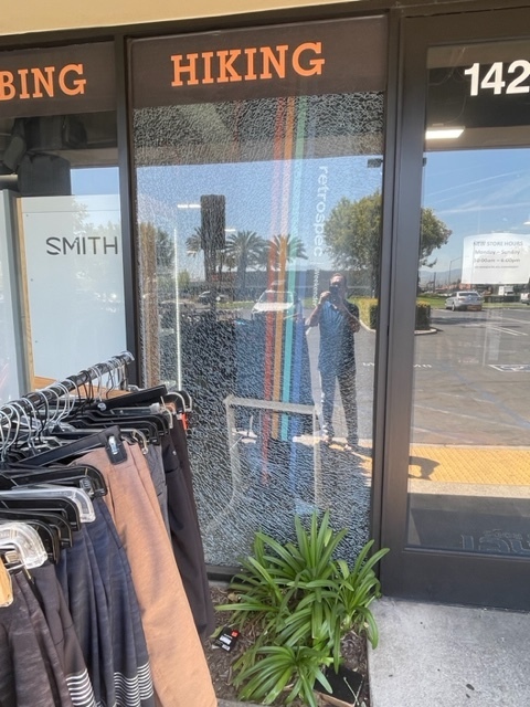 Security Film Stopped Robbery to Storefront Business!
