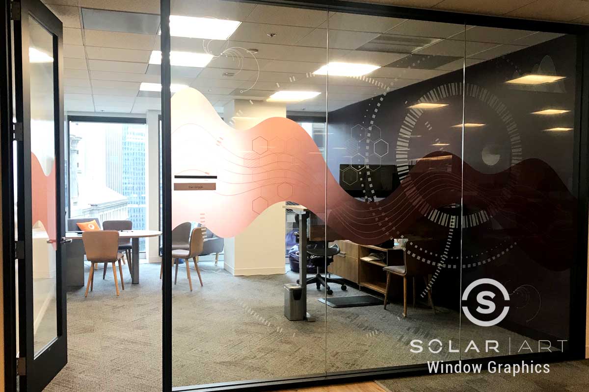 Window Graphics Installation to a Commercial Building in San Francisco, California